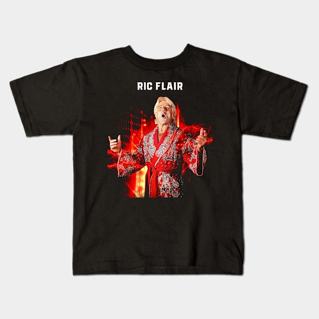 Ric Flair Kids T-Shirt by Crystal and Diamond